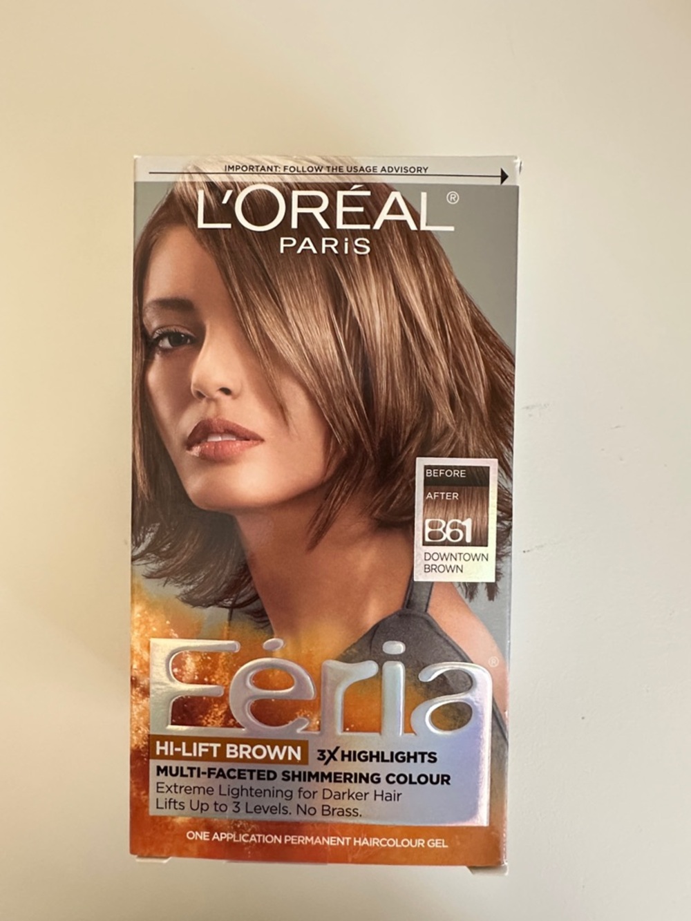 L'Oreal Feria Hi-Lift Brown - Downtown Brown